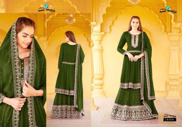 Your Choice Kohinoor Georgette Festive Wear Designer Salwar Suits